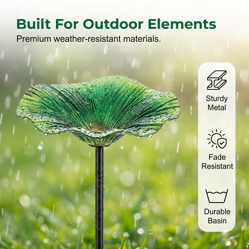Comedero para pájaros con soporte para flores «Vibrant Garden»