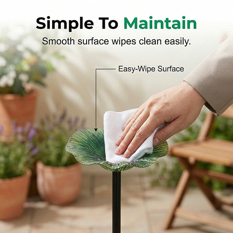 Comedero para pájaros con soporte para flores «Vibrant Garden»