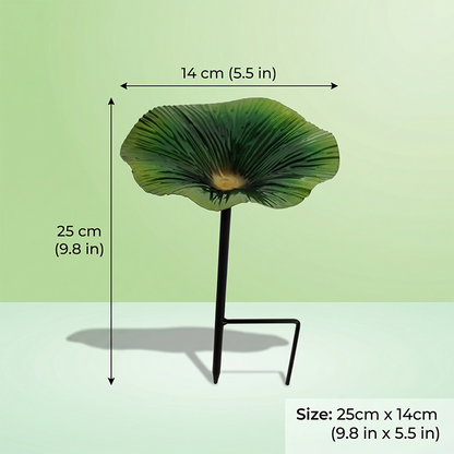Comedero para pájaros con soporte para flores «Vibrant Garden»