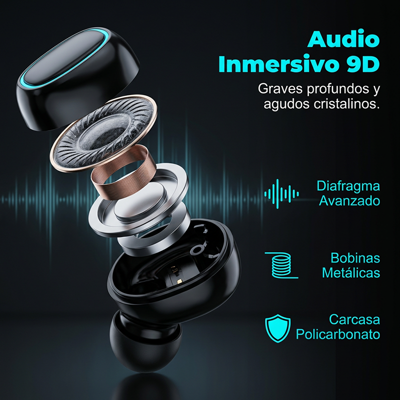 Audífonos In-Ear Estéreo Bluetooth