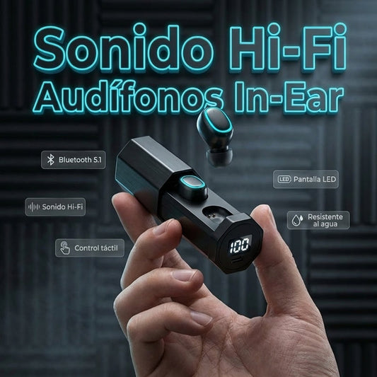 Audífonos In-Ear Estéreo Bluetooth