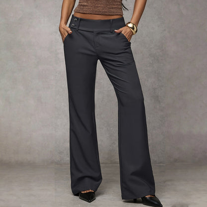 🌺 50% DE DESCUENTO 💐 Pantalones de traje elegantes acampanados para mujer