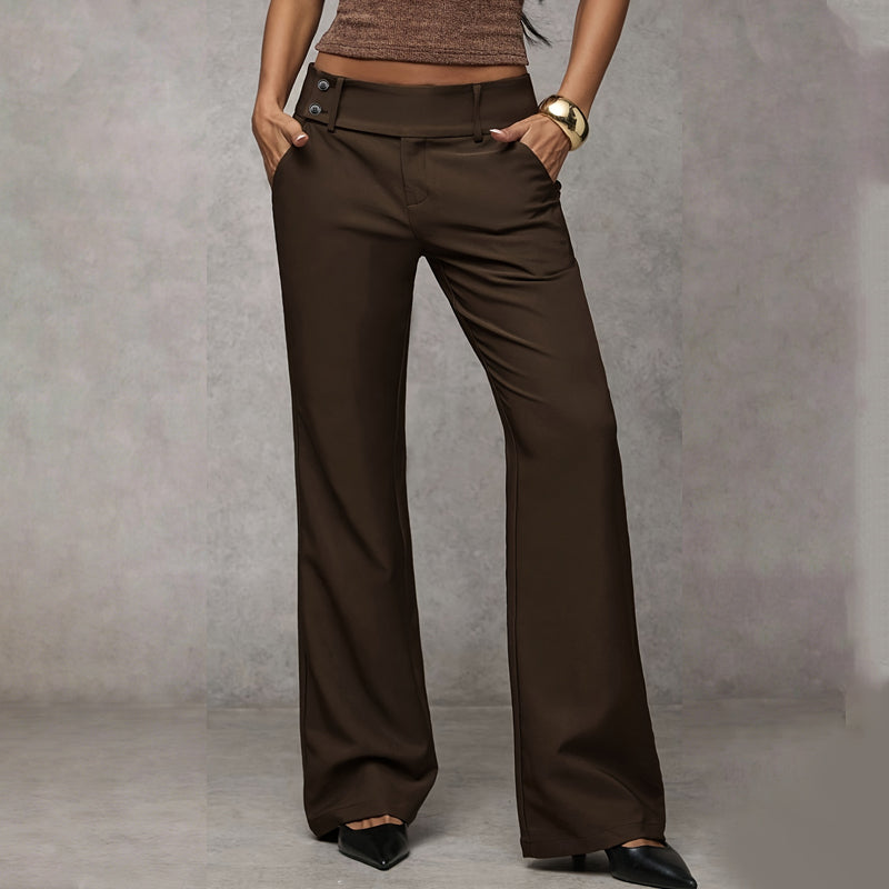 🌺 50% DE DESCUENTO 💐 Pantalones de traje elegantes acampanados para mujer