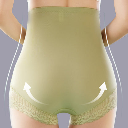Calzones de Seda de Hielo de Cintura Alta con Control de Abdomen y Levanta Glúteos