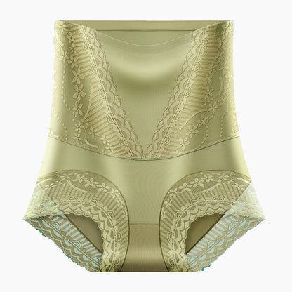 Calzones de Seda de Hielo de Cintura Alta con Control de Abdomen y Levanta Glúteos