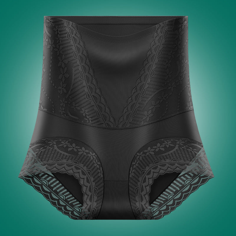 Calzones de Seda de Hielo de Cintura Alta con Control de Abdomen y Levanta Glúteos