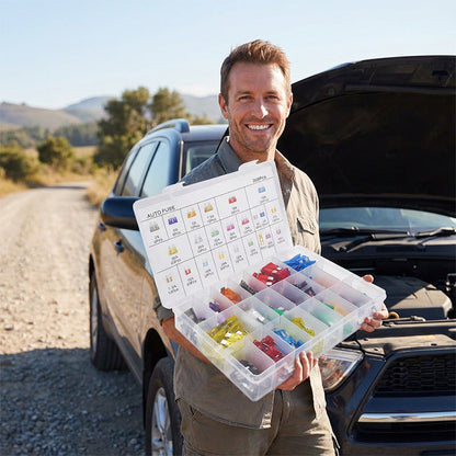 Kit Surtido de Fusibles para Coche de 300 Piezas