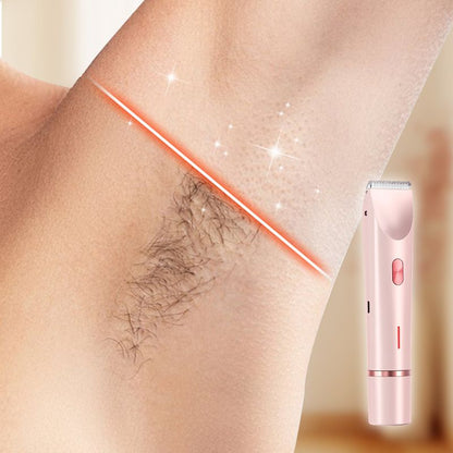 Depiladora de Doble Cabezal para Mujer, Resistente al Agua IPX7