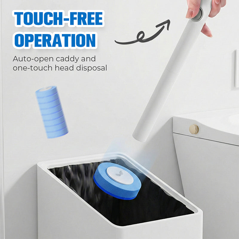 Kit de Limpieza para Inodoro con Cepillo Desechable Sin Contacto