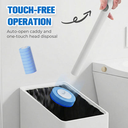 Kit de Limpieza para Inodoro con Cepillo Desechable Sin Contacto
