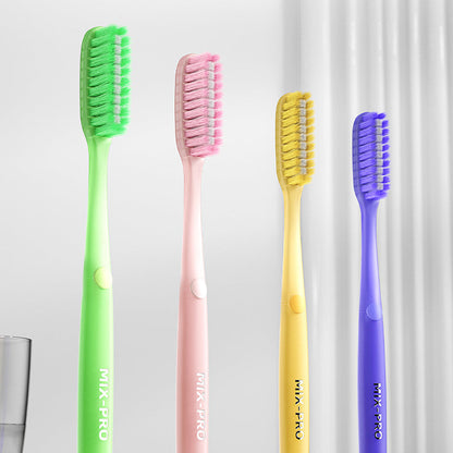 Cepillo de Dientes Mango Largo con Cerdas Suaves y Base de Ventosa