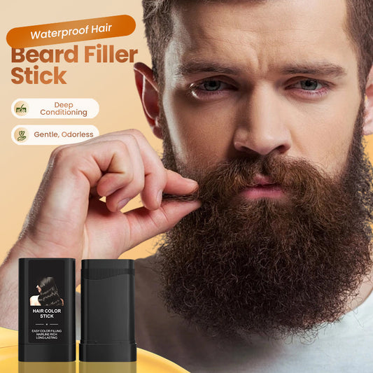 Barra de Color para Cabello y Barba Impermeable – Borra las Canas, ¡Natural al Instante!