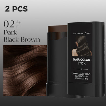 Barra de Color para Cabello y Barba Impermeable – Borra las Canas, ¡Natural al Instante!