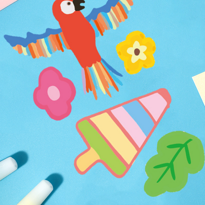 Kit de Arte para Rascar Arcoíris para Niños, 35 Piezas
