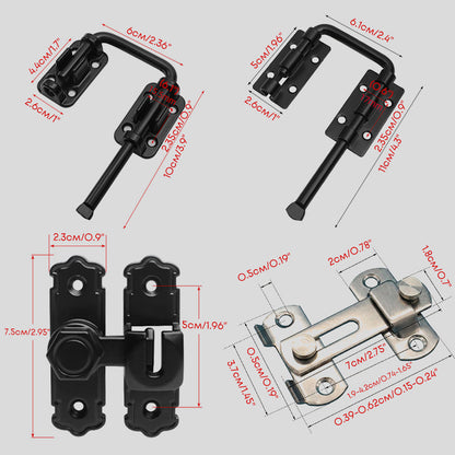 Pestillo de seguridad de barril multiangular