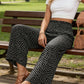 ⏰🔥 ¡Oferta Limitada 50% OFF! 👖 Pantalones de Mujer de Talle Alto – Pierna Ancha, Cintura Elástica y Corte Fluido 🌸🌿