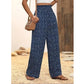 ⏰🔥 ¡Oferta Limitada 50% OFF! 👖 Pantalones de Mujer de Talle Alto – Pierna Ancha, Cintura Elástica y Corte Fluido 🌸🌿