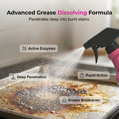 🔥Spray desengrasante de acción rápida y gran potencia para parrillas🍢💦