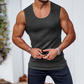 Playera Sin Mangas para Hombre de Tejido Acanalado Corte Slim Fit