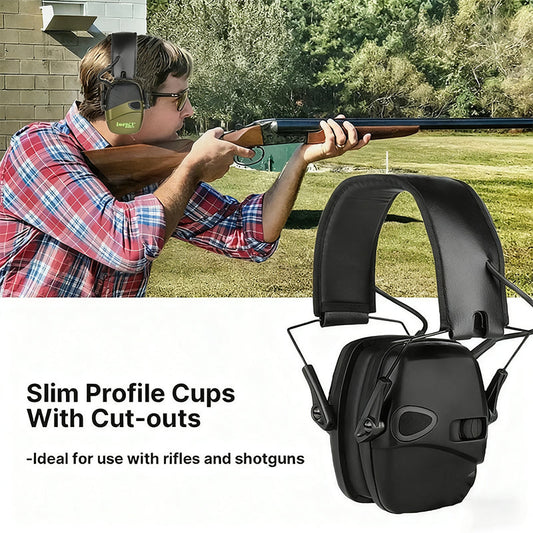 Auriculares Electrónicos de Protección Auditiva para Tiro