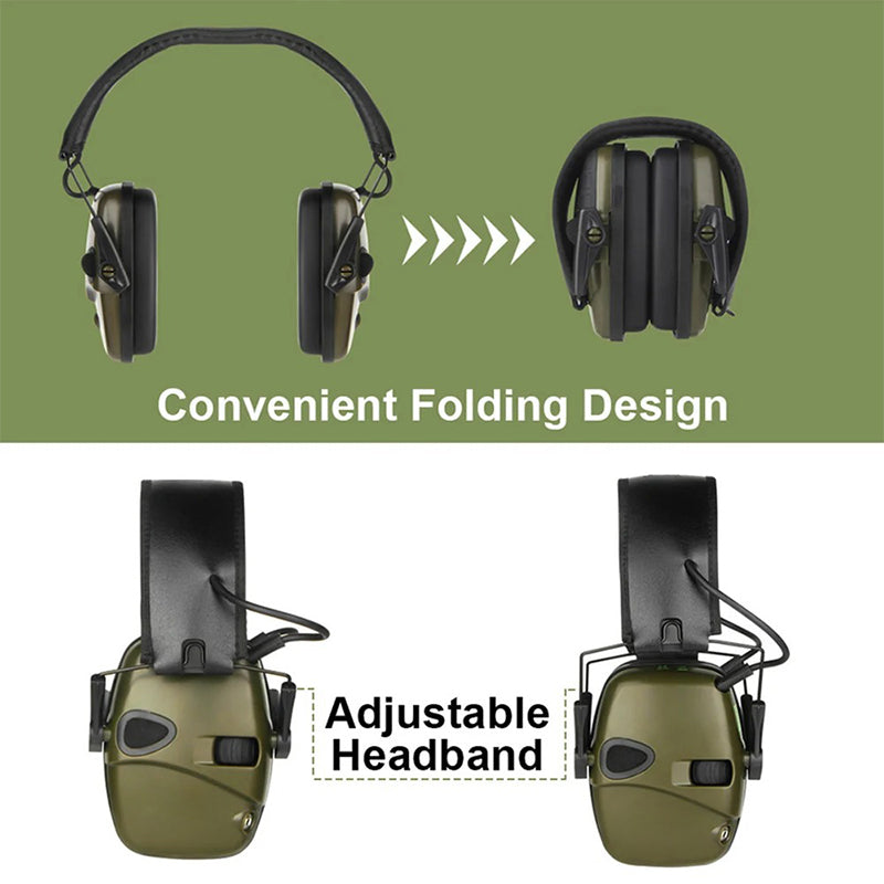 Auriculares Electrónicos de Protección Auditiva para Tiro