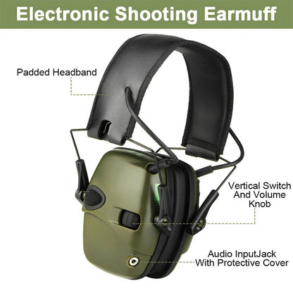 Auriculares Electrónicos de Protección Auditiva para Tiro