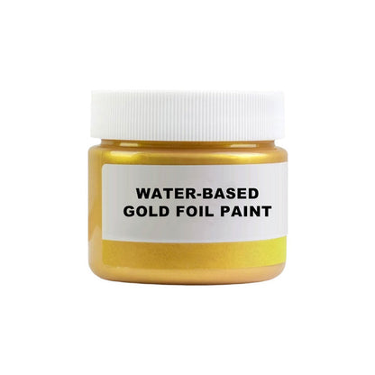 Pintura a Base de Agua Efecto Hoja de Oro