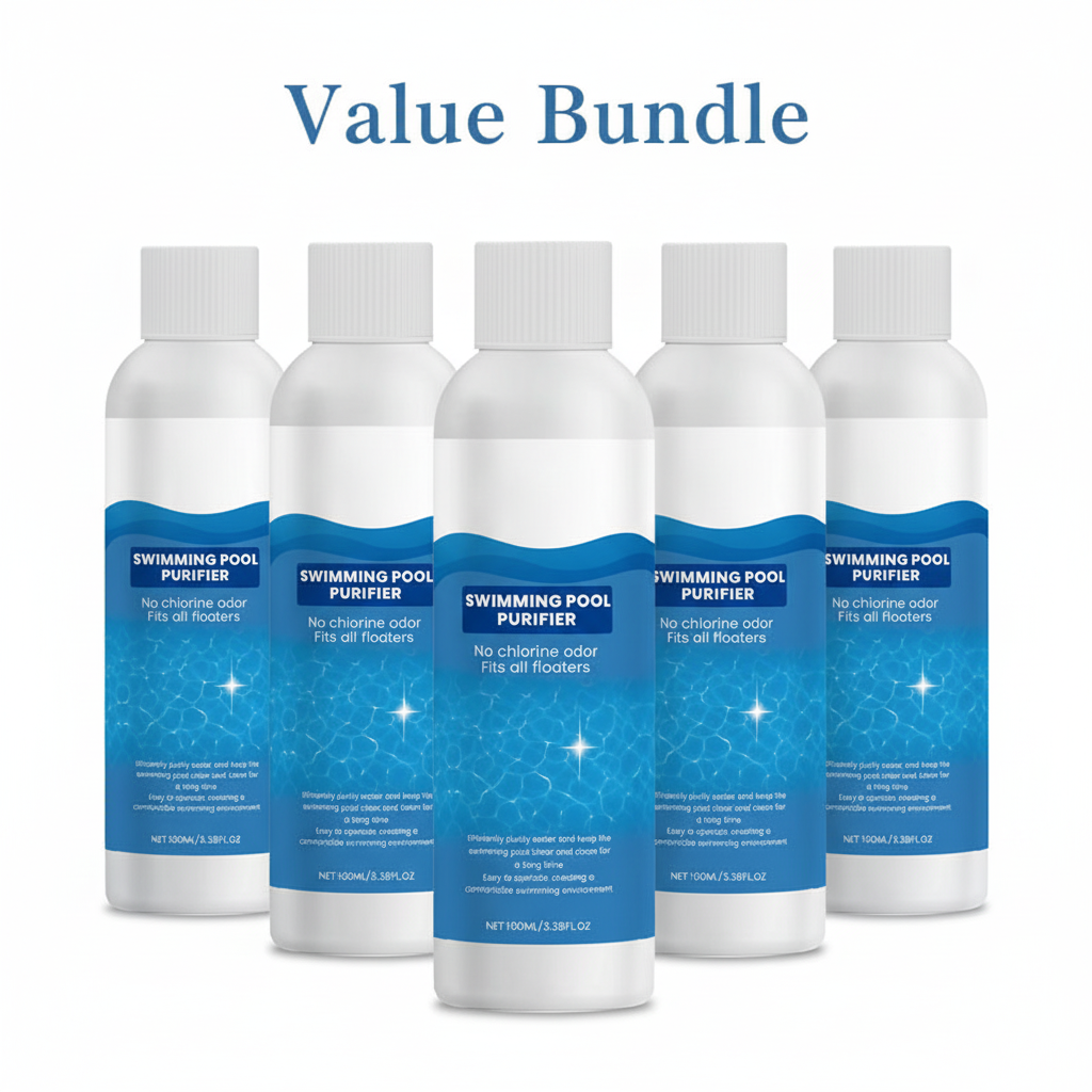 ⏰🔥 ¡Oferta Especial 50% OFF! 💧 Líquido Purificador para Piscinas – Agua Cristalina y Baños Seguros Sin Esfuerzo 🏊‍♂️✨