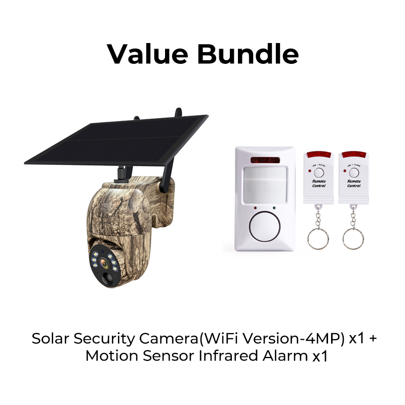 🏠⚡ ¡50 % DE DESCUENTO! Cámara PTZ solar de 4 MP🌧️🛡️