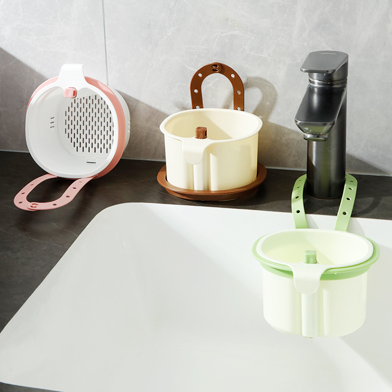 Plastic Kitchen Suction Cup Sink Drain Basket