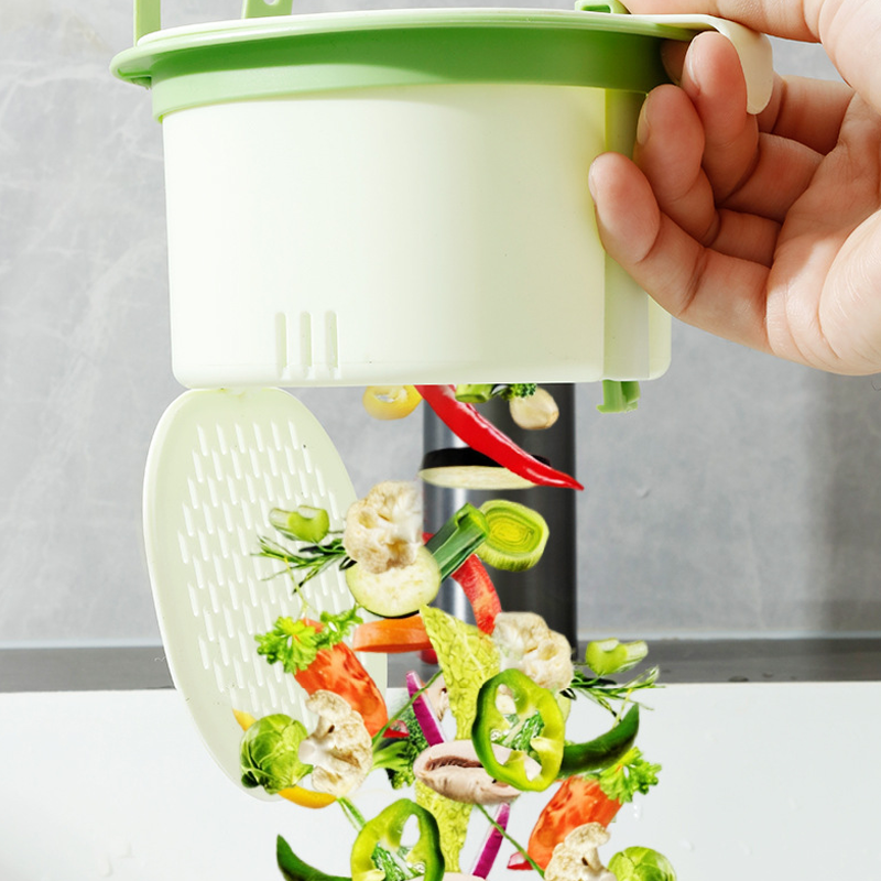 Plastic Kitchen Suction Cup Sink Drain Basket