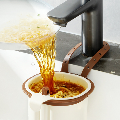 Plastic Kitchen Suction Cup Sink Drain Basket