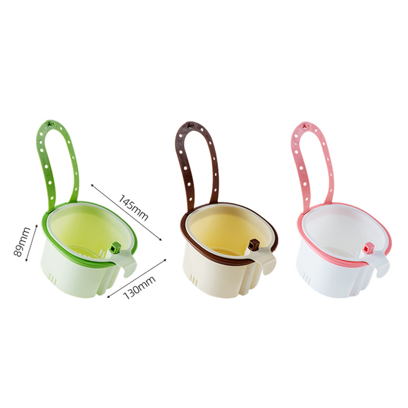 Plastic Kitchen Suction Cup Sink Drain Basket