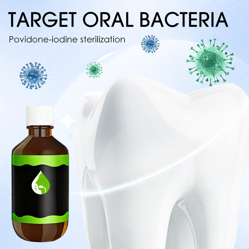 🔥 ¡Último día 50% de descuento!🔥  Enjuague bucal refrescante con povidona yodada