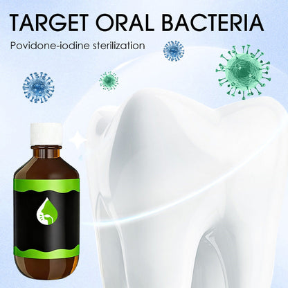 🔥 ¡Último día 50% de descuento!🔥  Enjuague bucal refrescante con povidona yodada