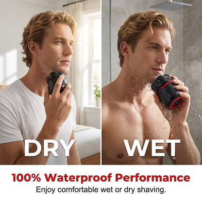 Afeitadora eléctrica de cabezal flotante de precisión
