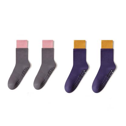 Calcetines cortos Cloud-Soft Pilates con suela antideslizante