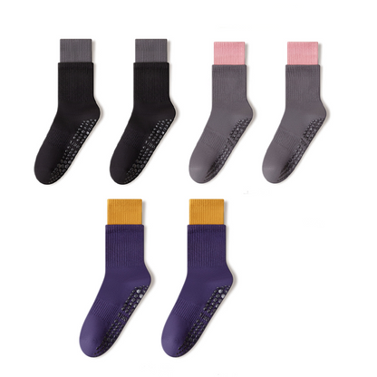Calcetines cortos Cloud-Soft Pilates con suela antideslizante
