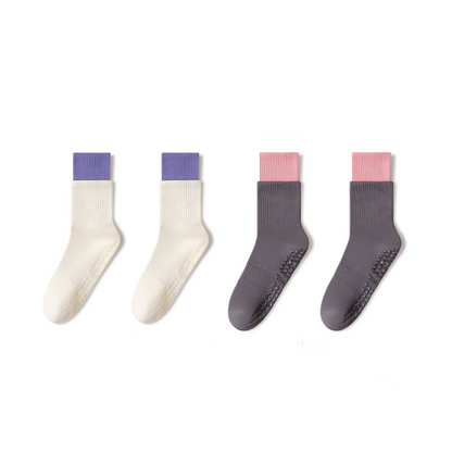 Calcetines cortos Cloud-Soft Pilates con suela antideslizante