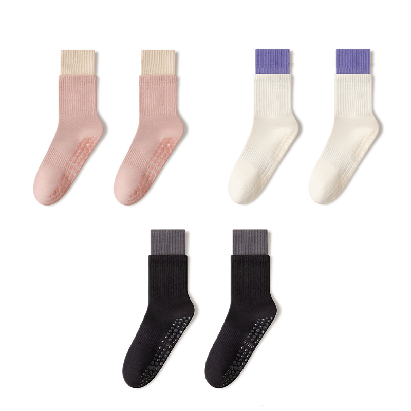 Calcetines cortos Cloud-Soft Pilates con suela antideslizante