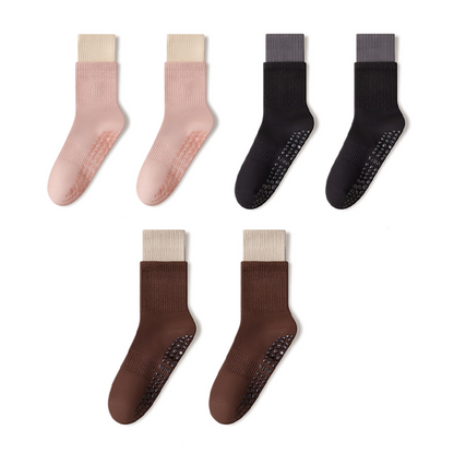 Calcetines cortos Cloud-Soft Pilates con suela antideslizante