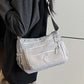 Bolso bandolera ligero de nailon con múltiples bolsillos