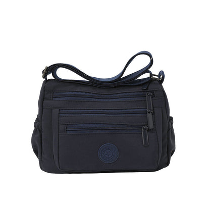 Bolso bandolera ligero de nailon con múltiples bolsillos