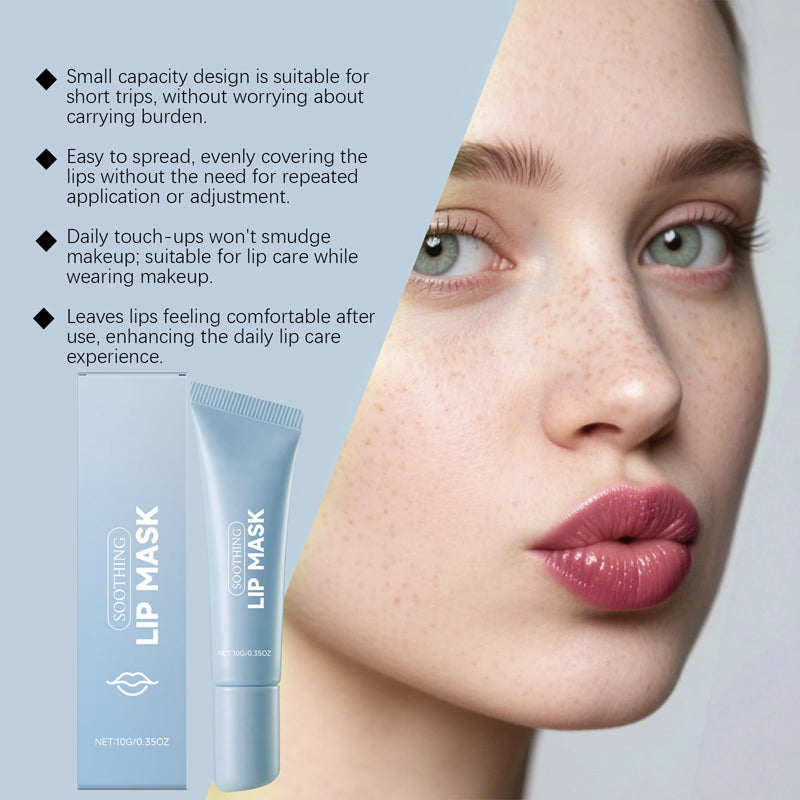 Mascarilla labial calmante e hidratante para labios secos y agrietado