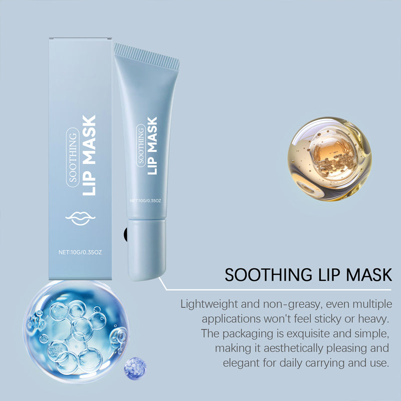 Mascarilla labial calmante e hidratante para labios secos y agrietado