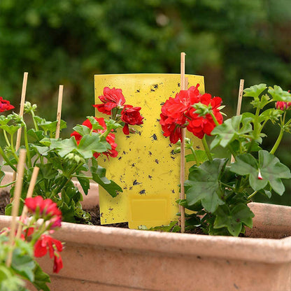 Trampas Pegajosas Amarillas (20 Piezas) - Doble Cara para Insectos y Plagas de Plantas