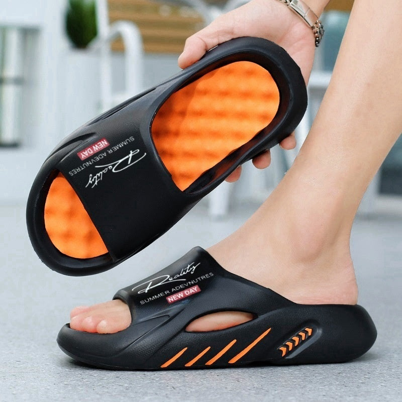 ☁️ ¡OFERTA POR TIEMPO LIMITADO 50% DE DESCUENTO! 👣 Chanclas de Nube para Hombre con Suela Gruesa Antideslizante – Comodidad Máxima y Soporte de Arco 🏃‍♂️