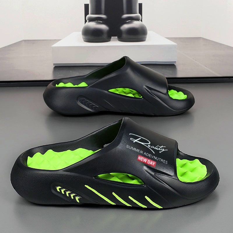 ☁️ ¡OFERTA POR TIEMPO LIMITADO 50% DE DESCUENTO! 👣 Chanclas de Nube para Hombre con Suela Gruesa Antideslizante – Comodidad Máxima y Soporte de Arco 🏃‍♂️