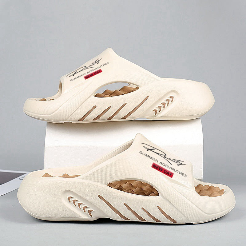 ☁️ ¡OFERTA POR TIEMPO LIMITADO 50% DE DESCUENTO! 👣 Chanclas de Nube para Hombre con Suela Gruesa Antideslizante – Comodidad Máxima y Soporte de Arco 🏃‍♂️