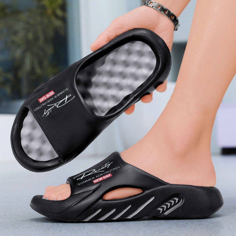 ☁️ ¡OFERTA POR TIEMPO LIMITADO 50% DE DESCUENTO! 👣 Chanclas de Nube para Hombre con Suela Gruesa Antideslizante – Comodidad Máxima y Soporte de Arco 🏃‍♂️